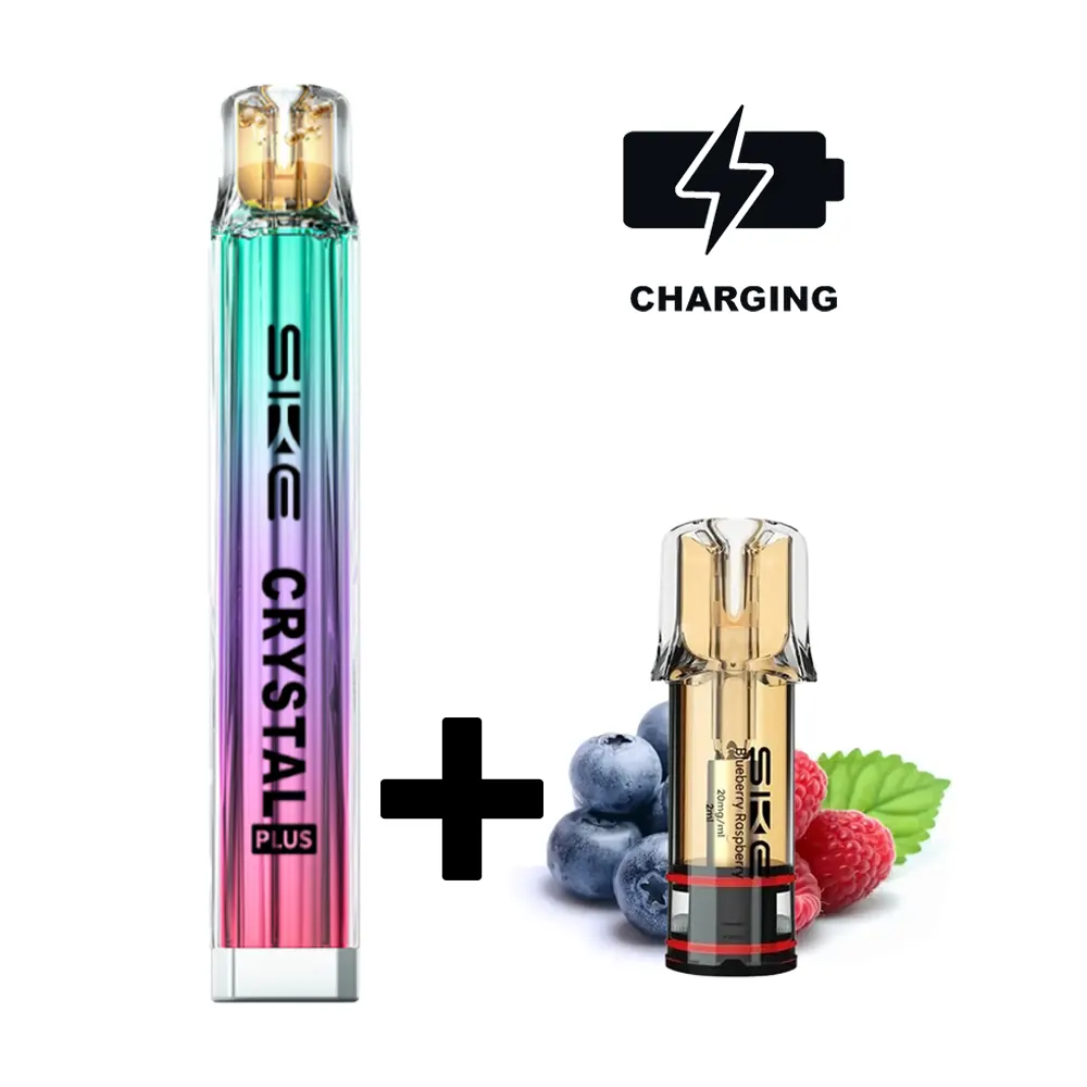 SKE Crystal Plus Pod Kit Aurora Blue (Blueberry Raspberry)
