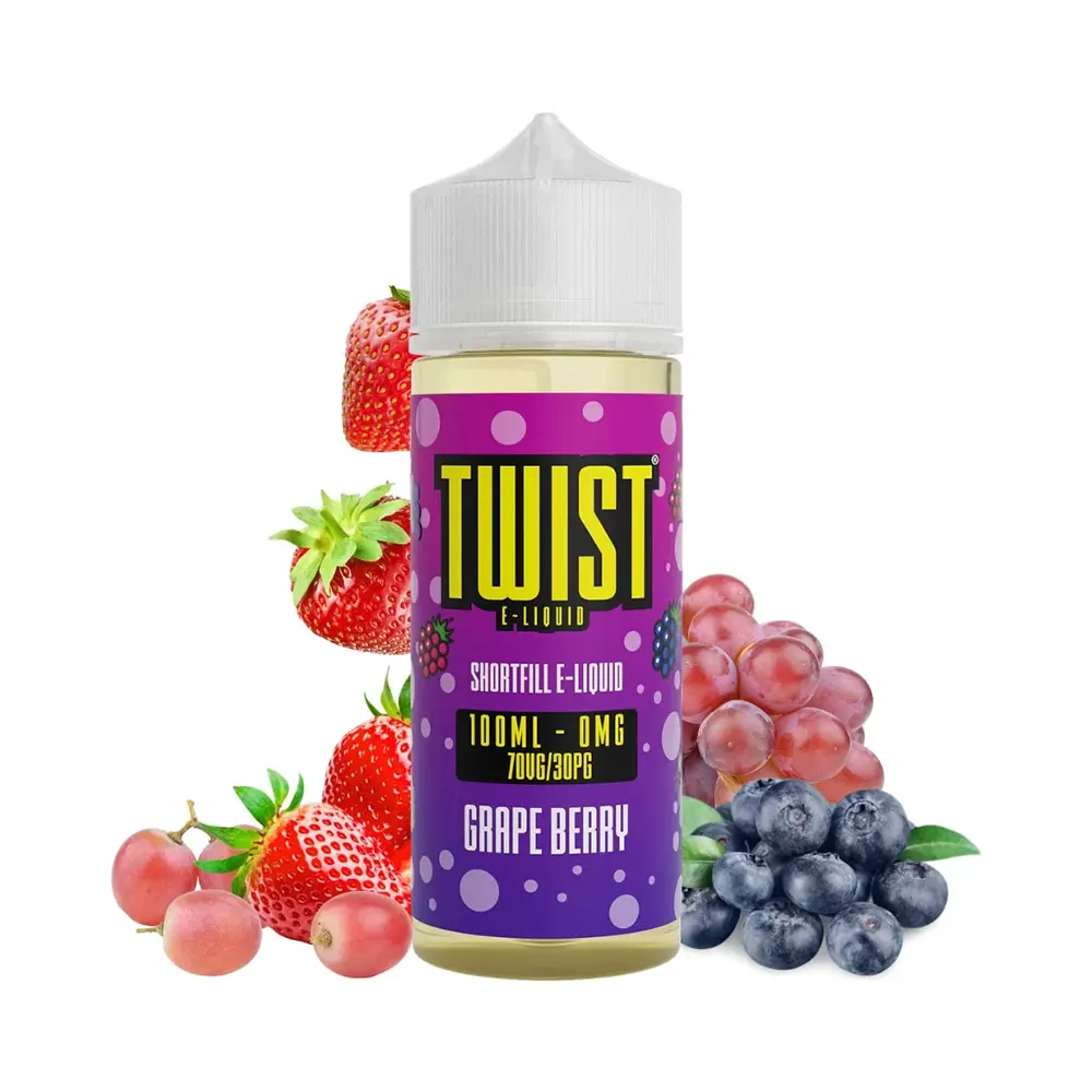 twist shortfill grape berry 100ml