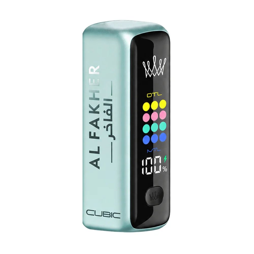 al fakher cubic 30k akku teal 2