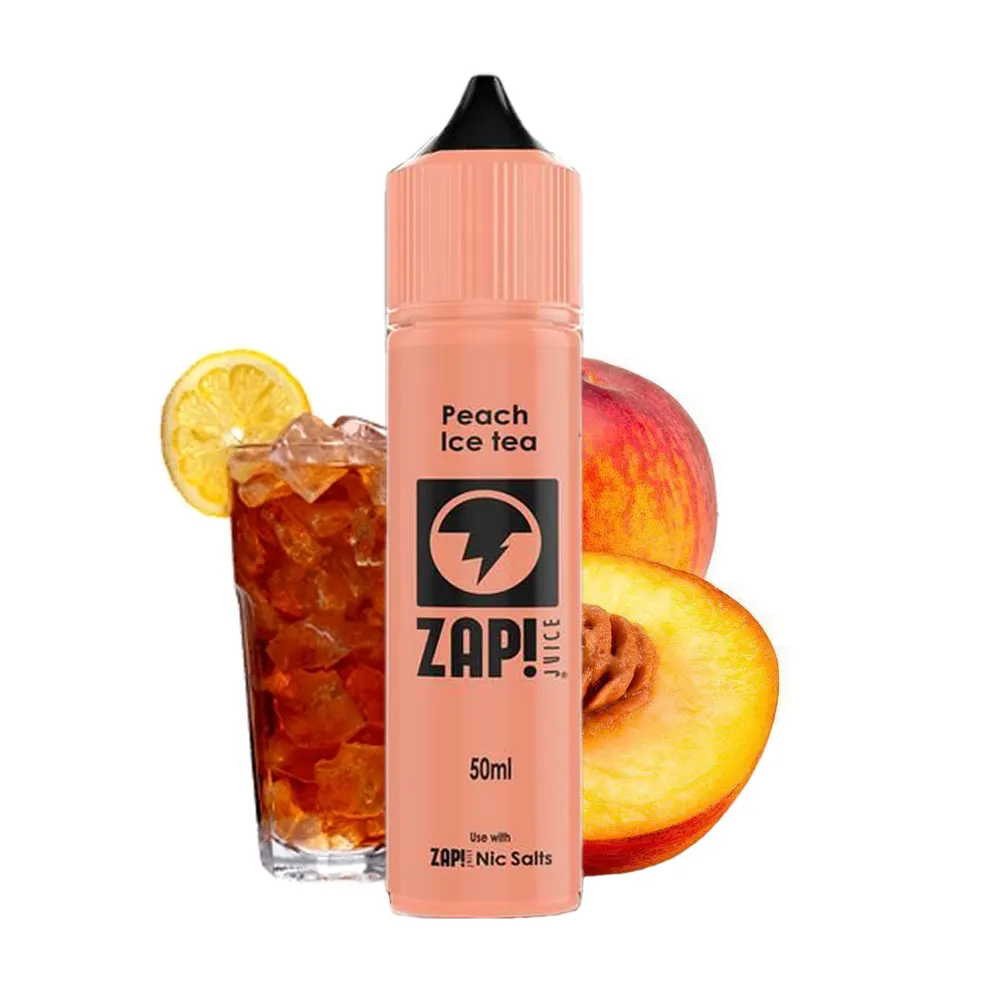 ZAP Juice Peach Ice Tea 50ml Shortfill