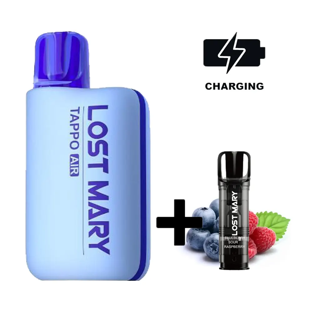 LOST MARY TAPPO AIR Starter-Kit Light Blue (Blueberry Sour Raspberry)