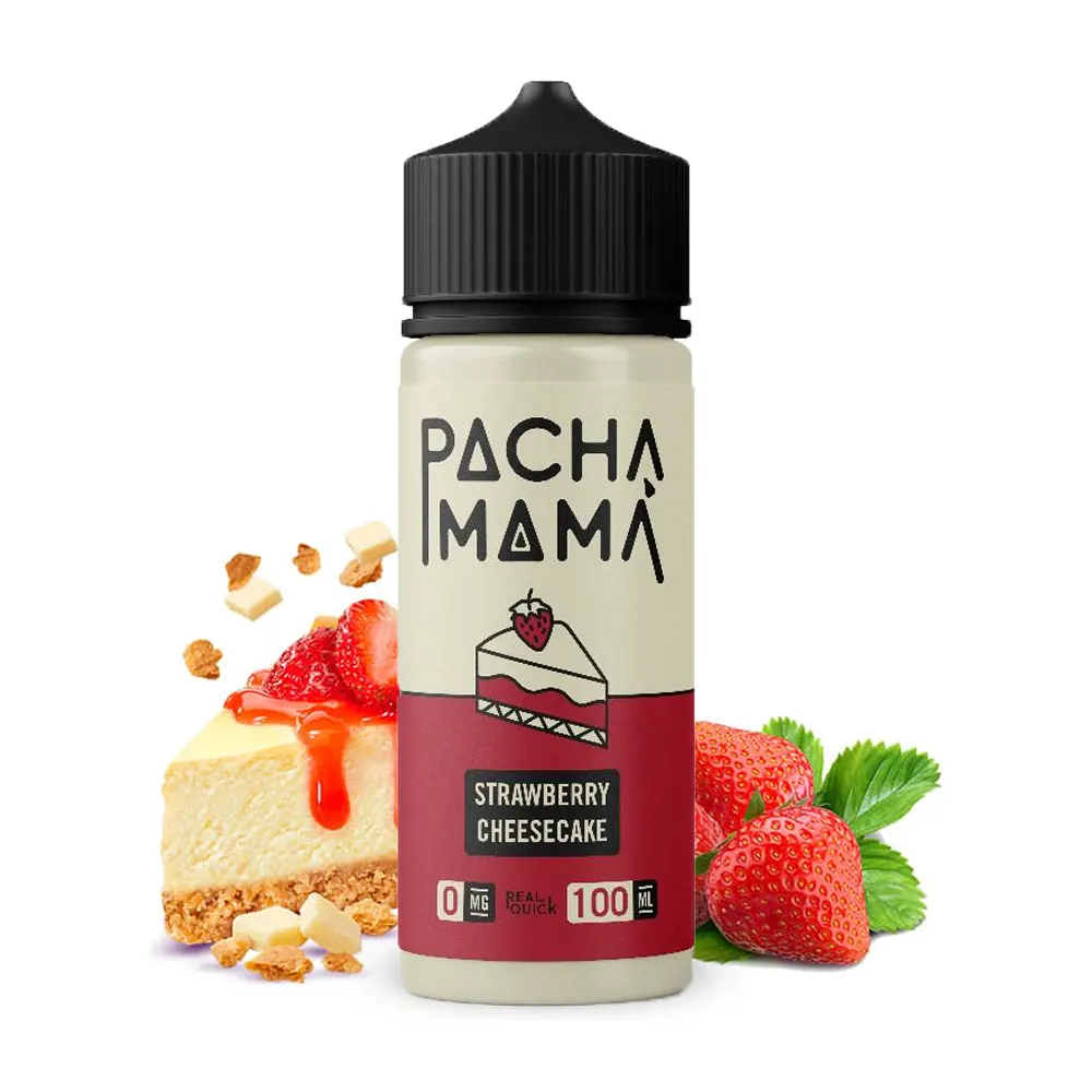 Pacha Mama Strawberry Cheesecake 100ml Shortfill
