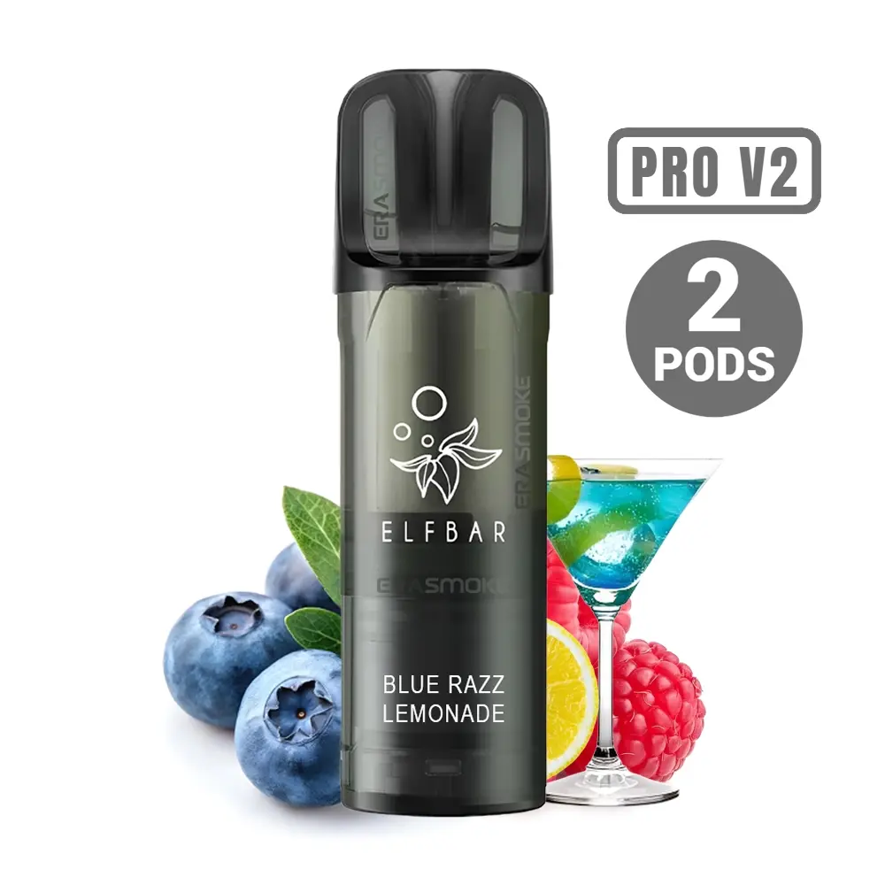 elfbar elfa pro v2 pod blue razz lemonade
