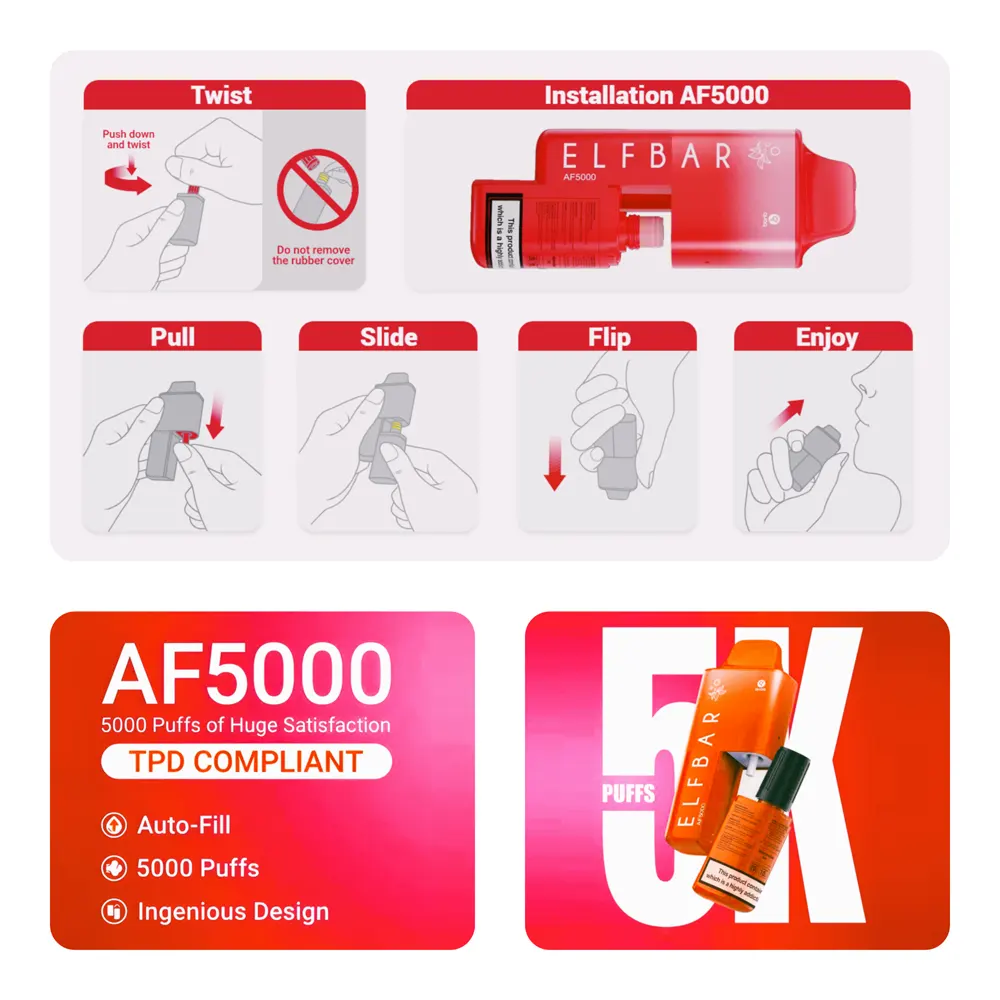 ELFBAR AF5000 Anleitung