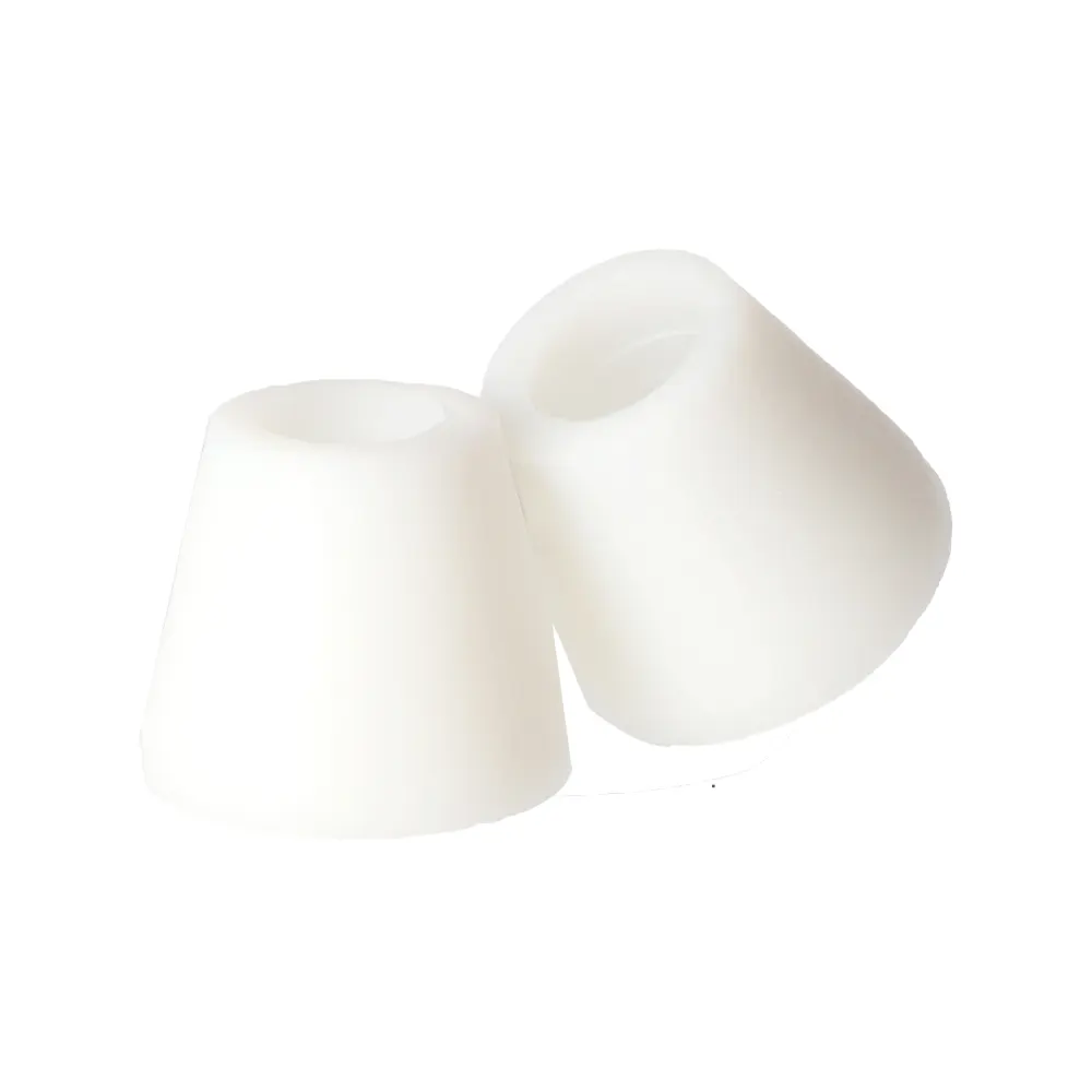 AO Kopfdichtung Silikon Glatt White - 2er Pack