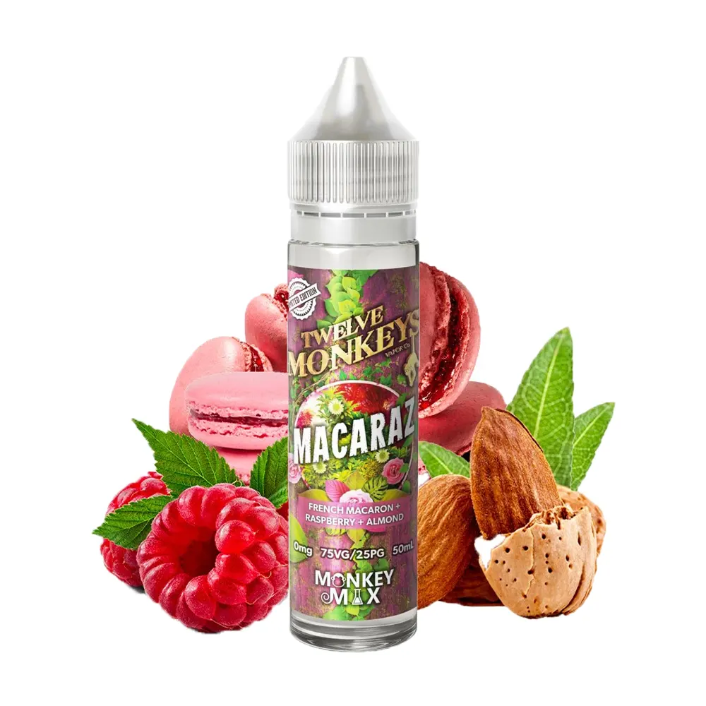 Twelve Monkeys Macaraz 50ml Shortfill