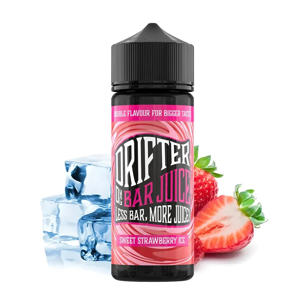 drifter bar juice sweet strawberry ice 100ml shortfill