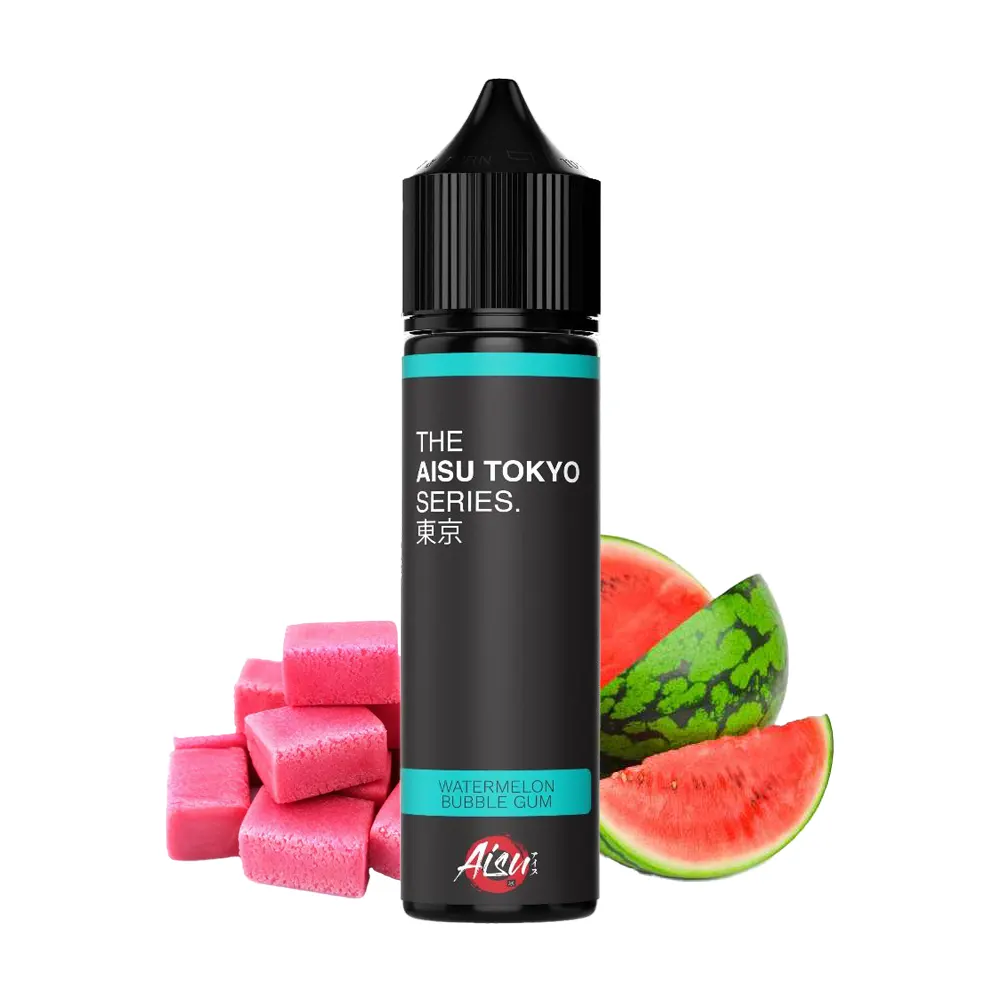 Aisu Tokyo Watermelon Bubble Gum 50ml Shortfill