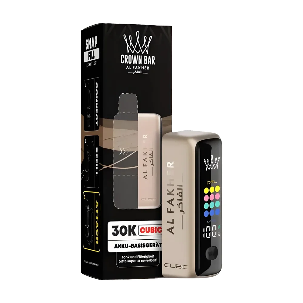 Al Fakher Cubic 30K Akku Rich Gold