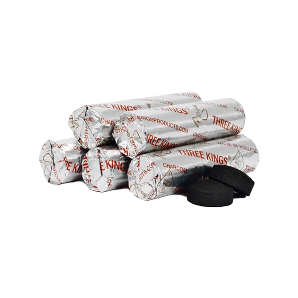 Three Kings Shisha Kohle 33 mm