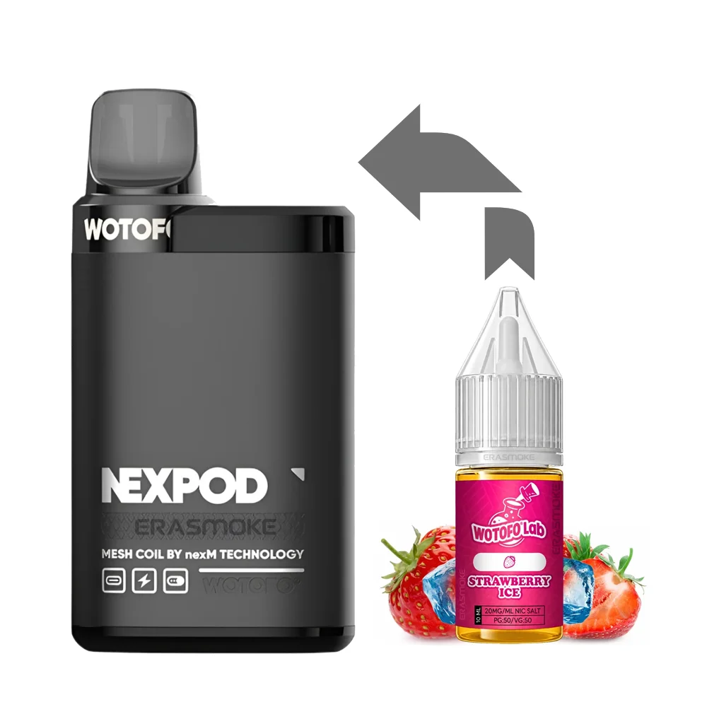 Wotofo NexPod Kit Strawberry Ice (Black)
