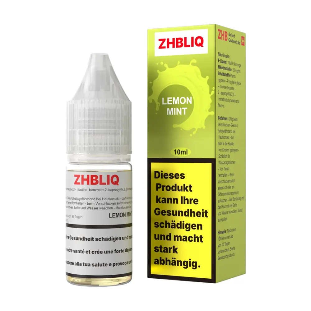 ZHB Liquid Lemon Mint 10ml (20mg)