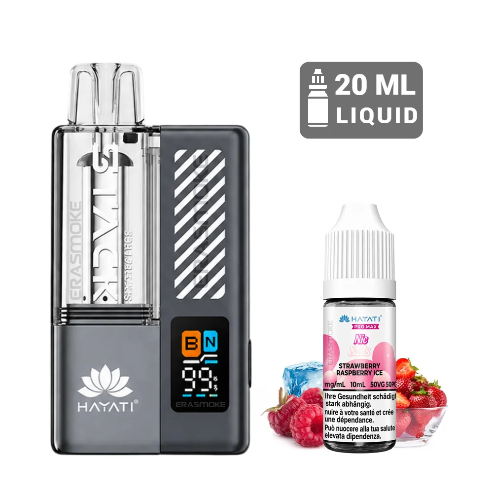 hayati stack elite kit strawberry raspberry ice