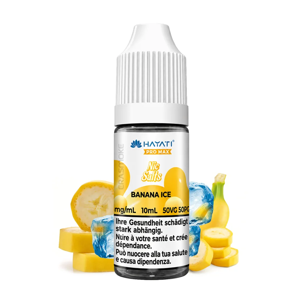 hayati nic salt liquid banana ice