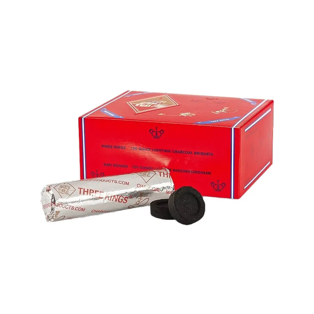 Three Kings Shisha Kohle 40 mm