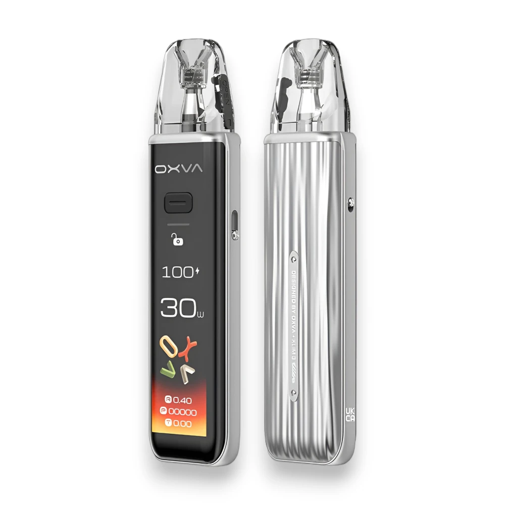 oxva xlim 3 ultra metal silver