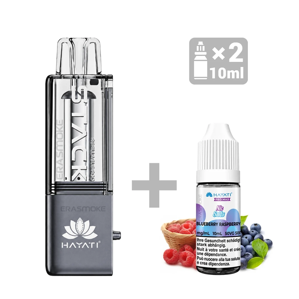 hayati stack elite refill set blueberry raspberry