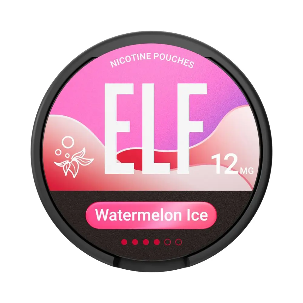 elfbar elf snus watermelon ice 12mg