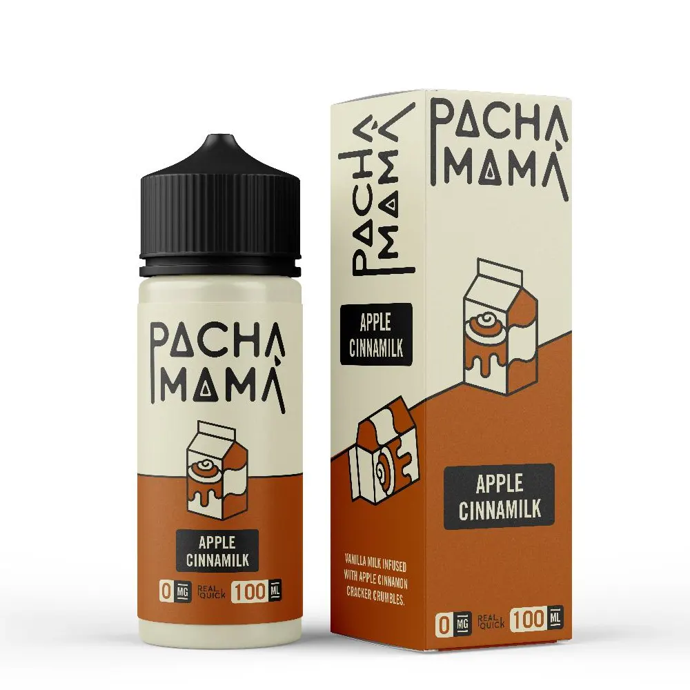 Pacha Mama Apple Cinnamilk 100ml Shortfill