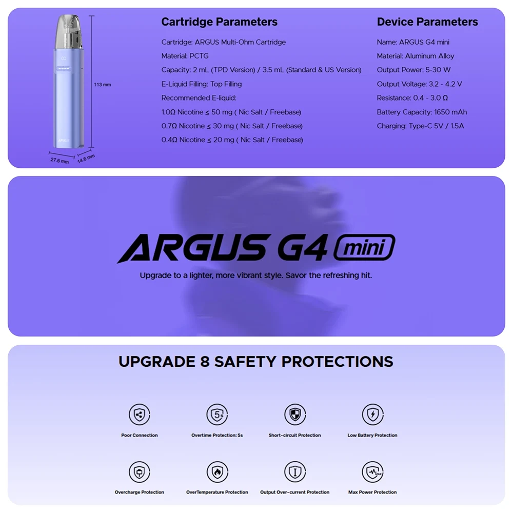 voopoo argus g4 mini detail 3