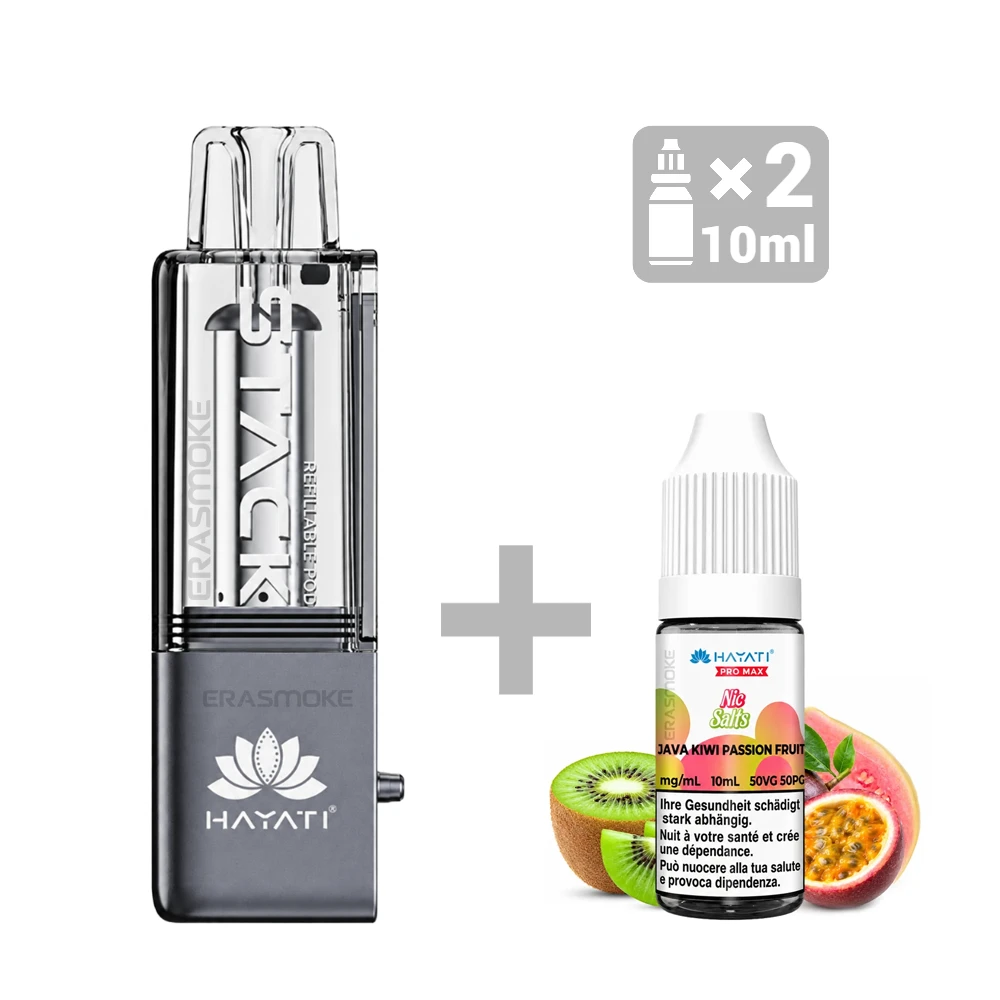 hayati stack elite refill set guava kiwi passion fruit