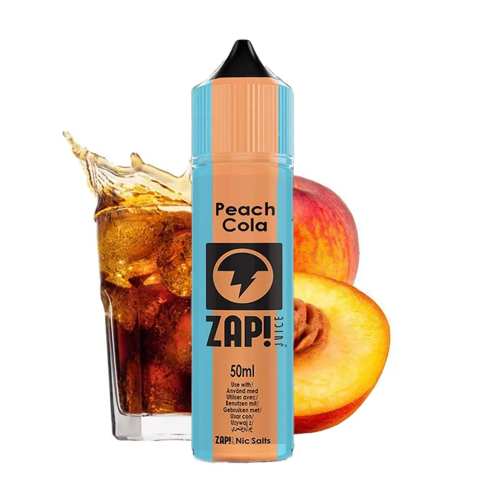 ZAP Juice Peach Cola 50ml Shortfill