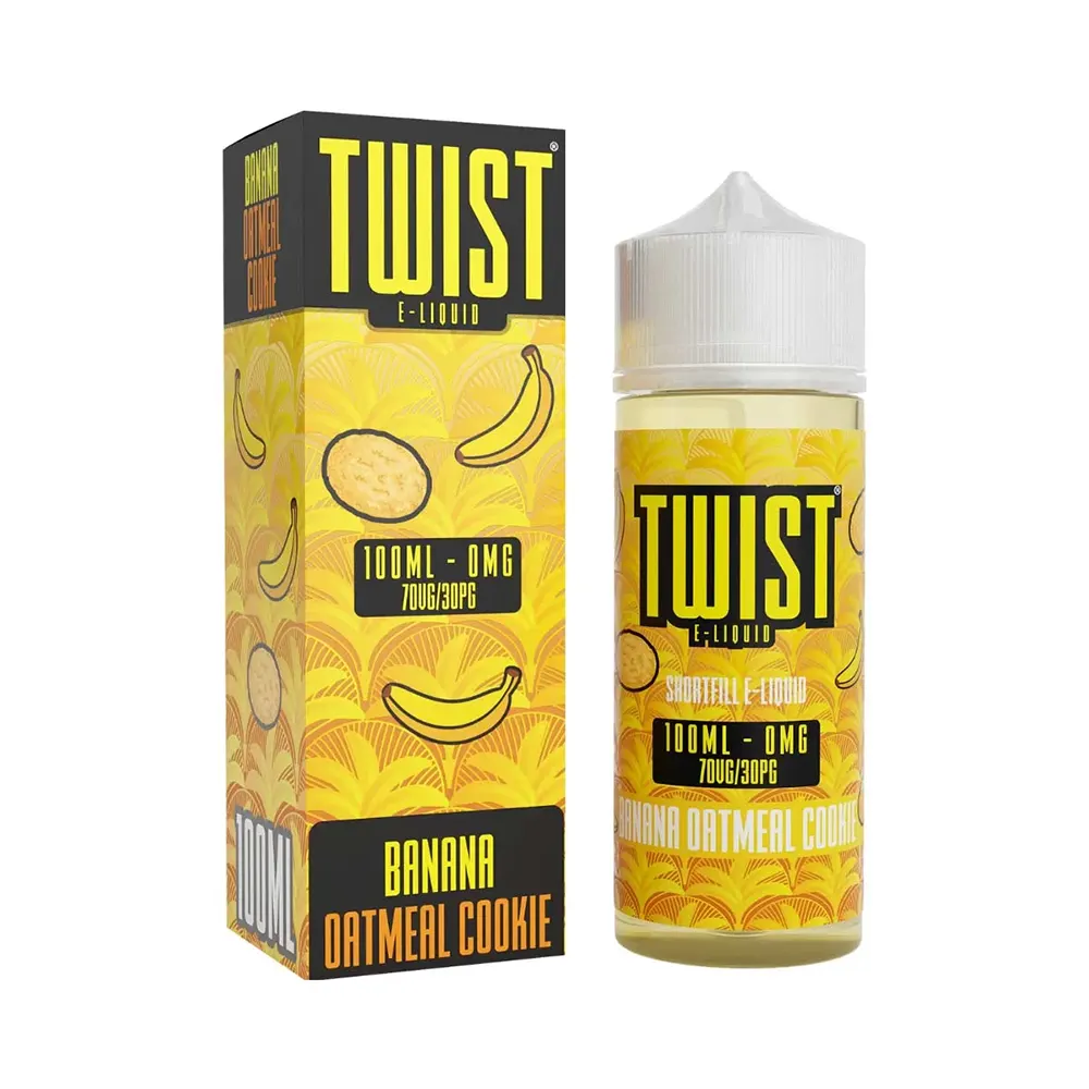 twist shortfill banana oatmeal 100ml shortfill