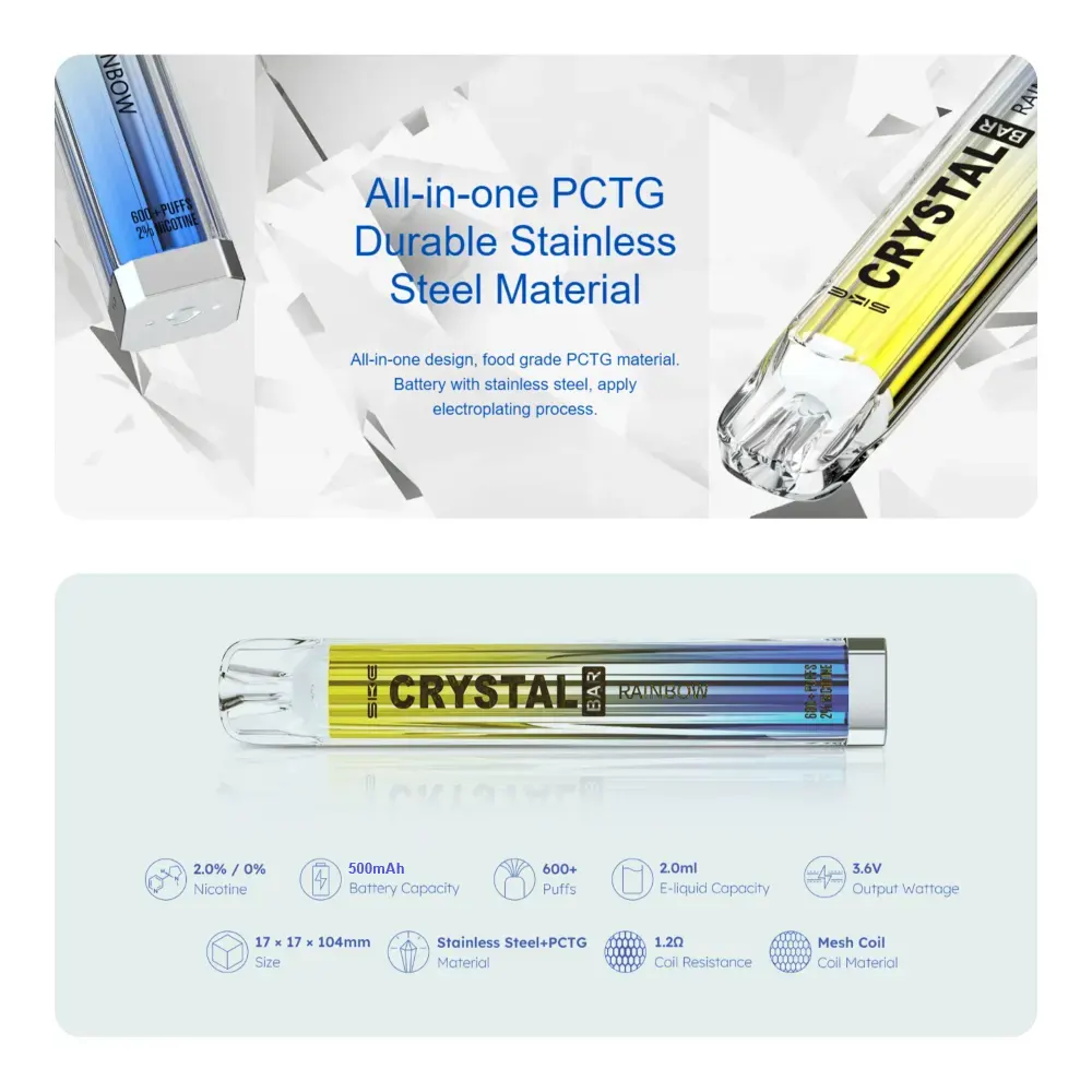 SKE Crystal Bar Menthol | E-Zigarette mit Menthol SKE Crystal Bar Menthol | E-Zigarette mit Menthol