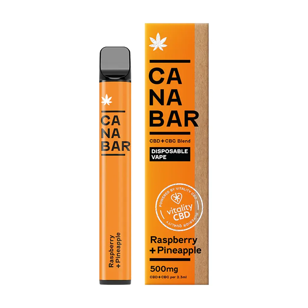 Canabar Raspberry Pineapple CBD Vape (500mg CBD)