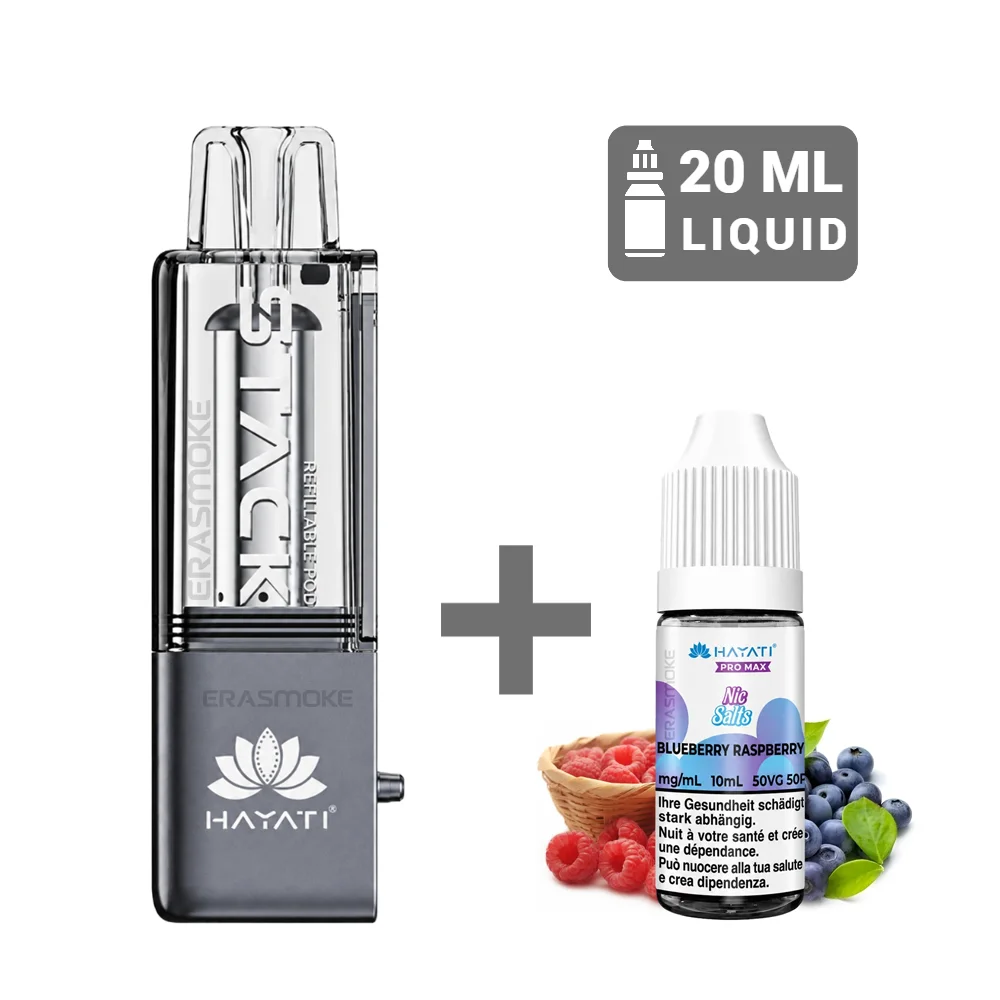 hayati stack elite refill set blueberry raspberry