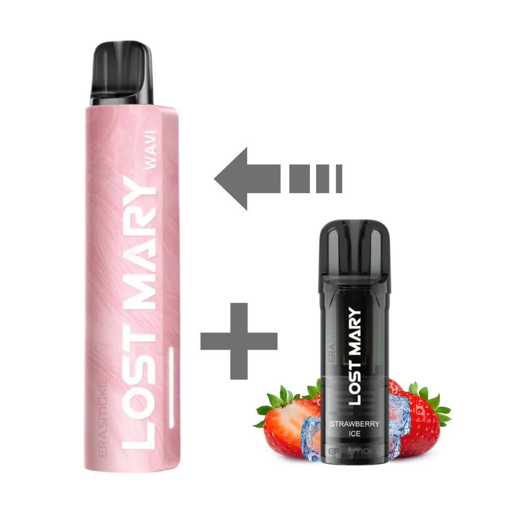 lost mary wavi kit red strawberry ice