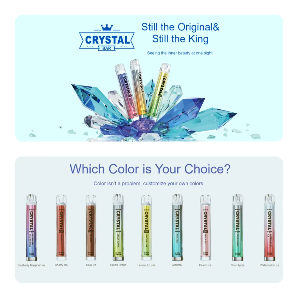 SKE Crystal Bar Geschmacksrichtungen