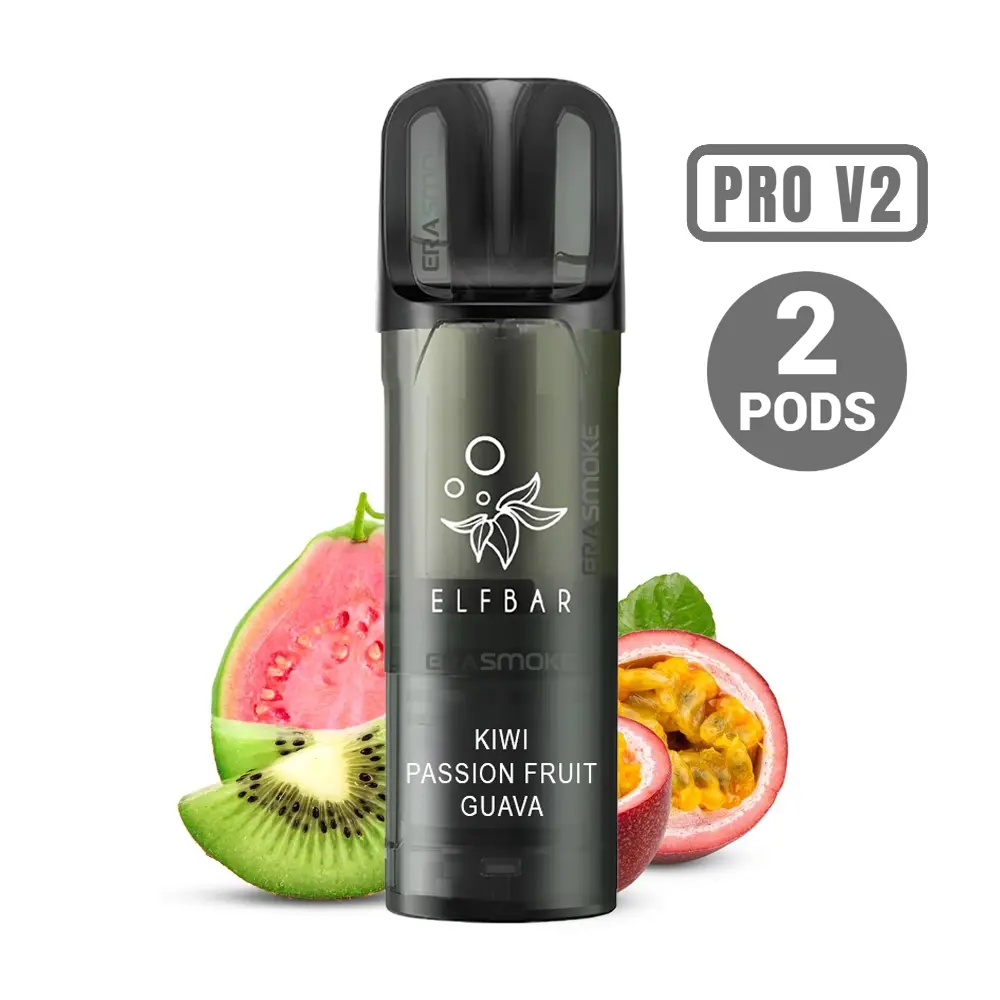 elfbar elfa pro v2 pod kiwi passion fruit guava