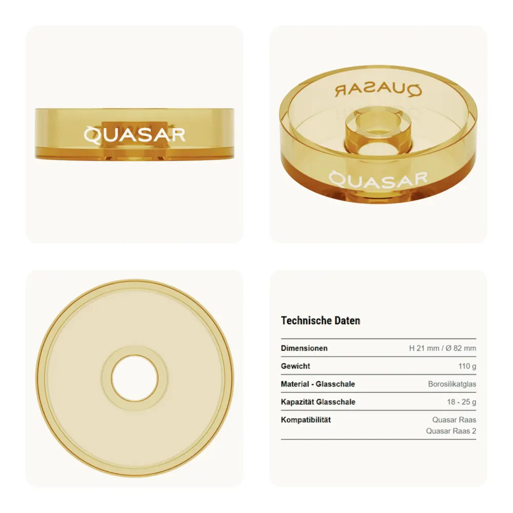 Ersatzglas für Quasar Raas Orange