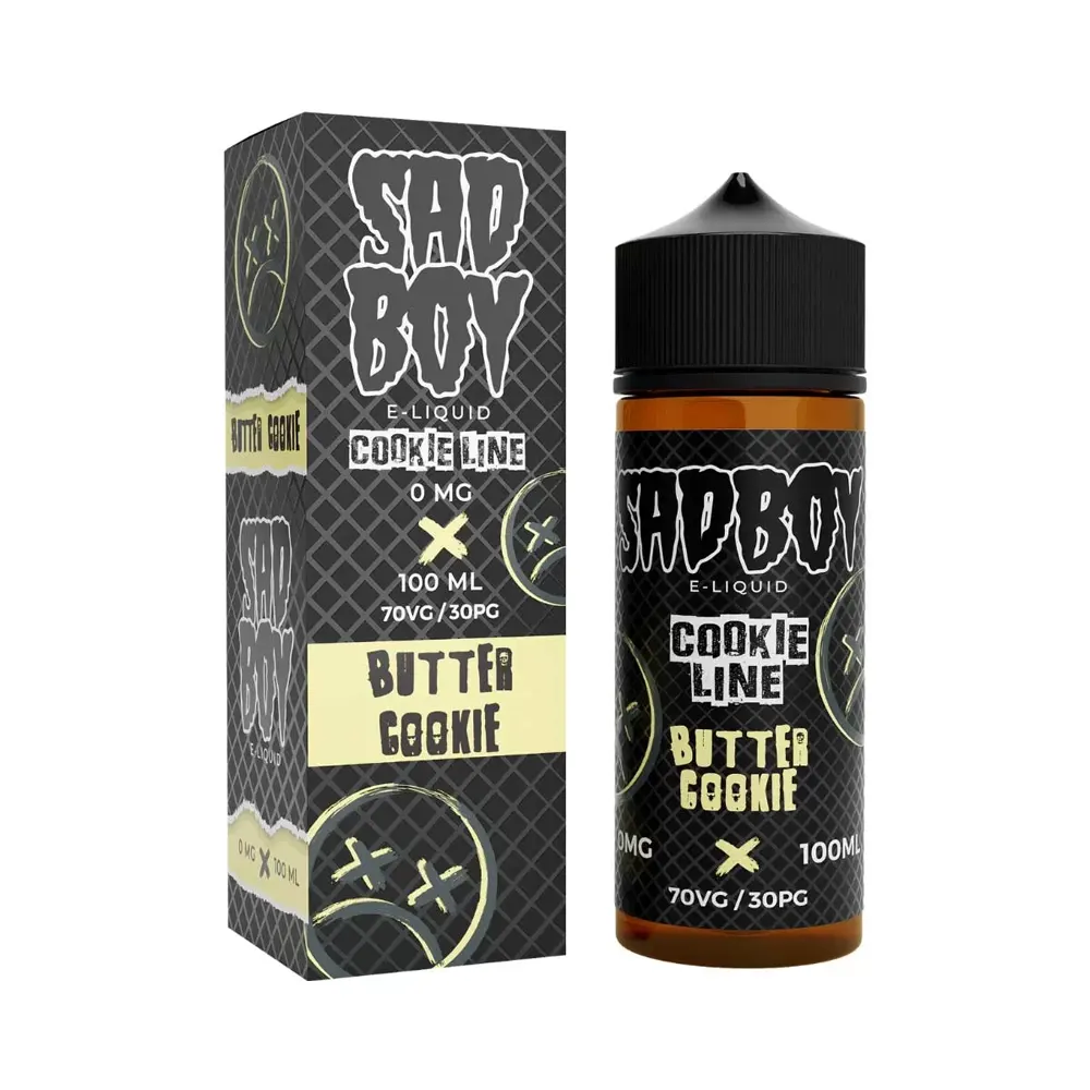 sadboy shortfill butter cookie 100ml shortfill