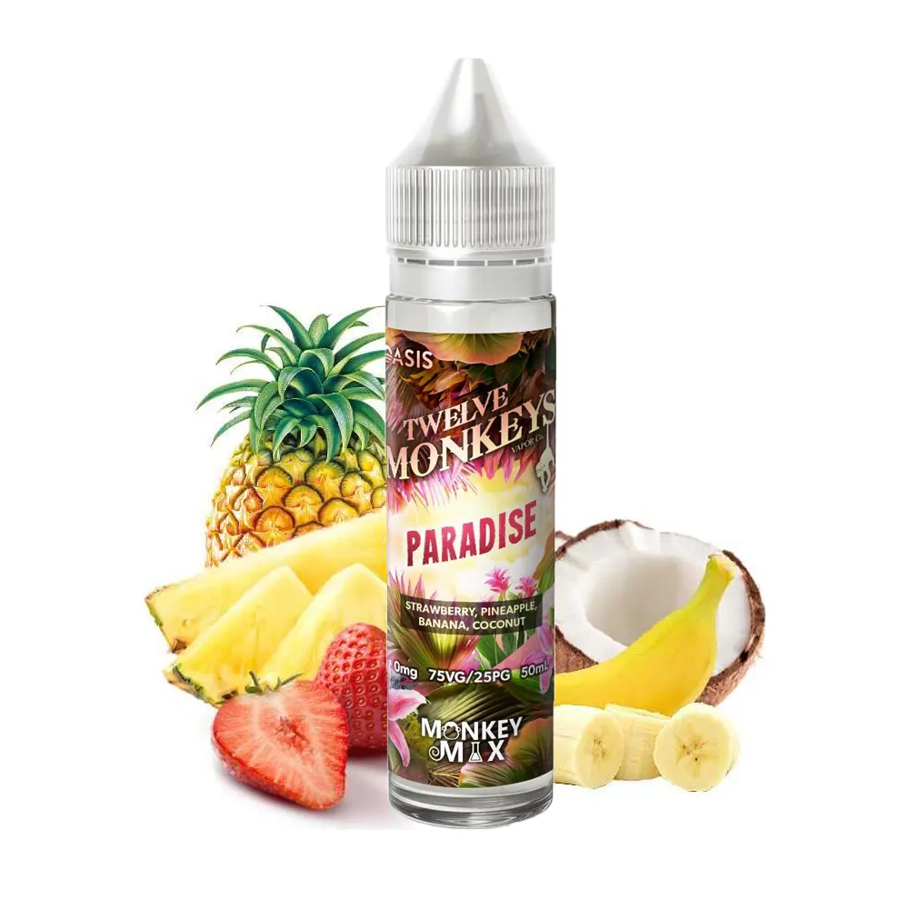 Twelve Monkeys Oasis Paradise 50ml Shortfill