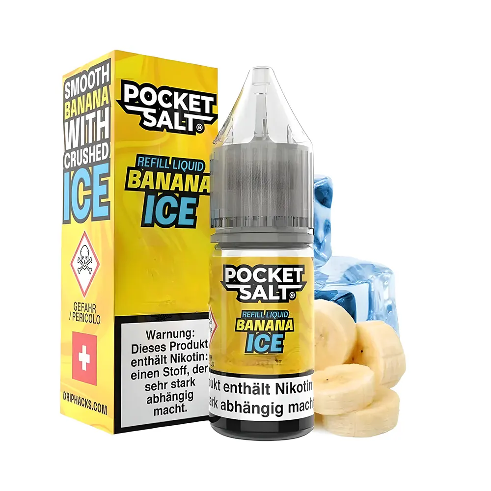 Drip Hacks Pocket Salt Banana Ice 10ml