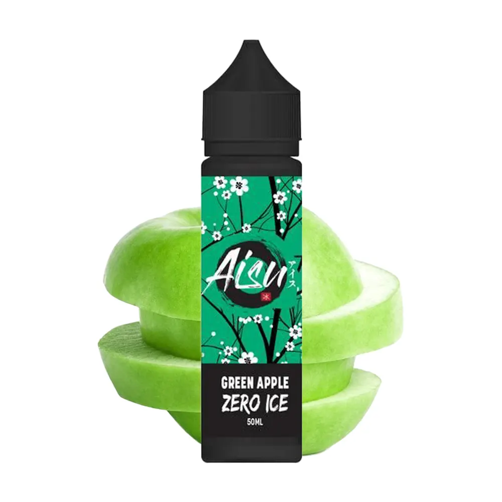 Aisu Green Apple Zero Ice 50ml Shortfill