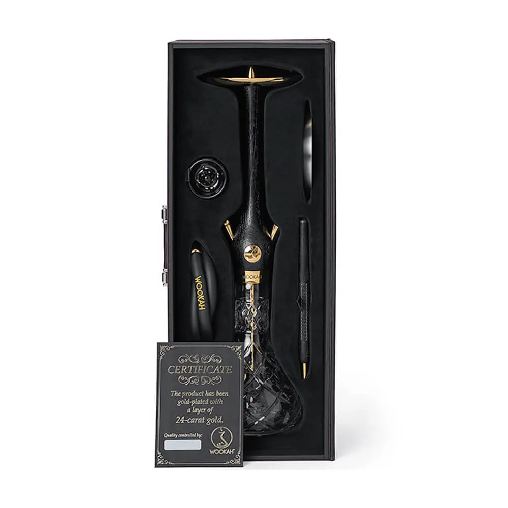 24K Gold-Plated Wookah Olives Nox Set Certificate