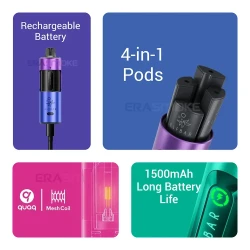 Elfbar 4 in 1 Multi-Pod-System (Eigenschaften)