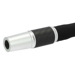 INVI | Schlauchanschluss | Alu-Carbon 18/8 | Silver