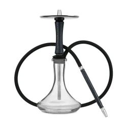 Hawk Hookah - Schwarz & Transparent