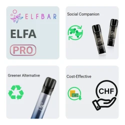 Elfbar ELFA PRO Vorteile