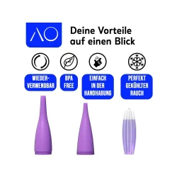 AO Ice Bazooka 2.0 - Kühlmundstück Purple 2