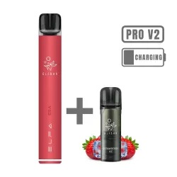elfbar elfa pro v2 starter kit red strawberry ice 20mg 250x250