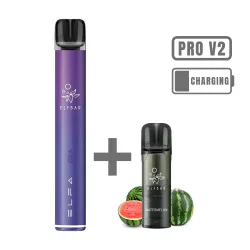 elfbar elfa pro v2 starter kit aurora purple watermelon 0mg 20mg 250x250