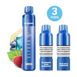 Elfbar Plus 50 Starter-Kit Blue Edition