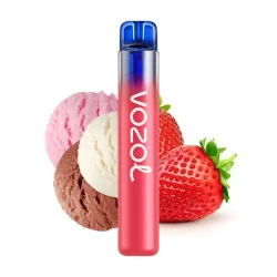 VOZOL Neon 800 Strawberry Ice Cream