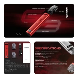 Uwell Caliburn G3 Pod System Aufbau