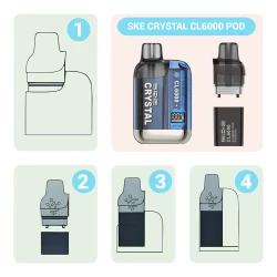 SKE Crystal CL6000 Hybrid Pod Inbetriebnahme